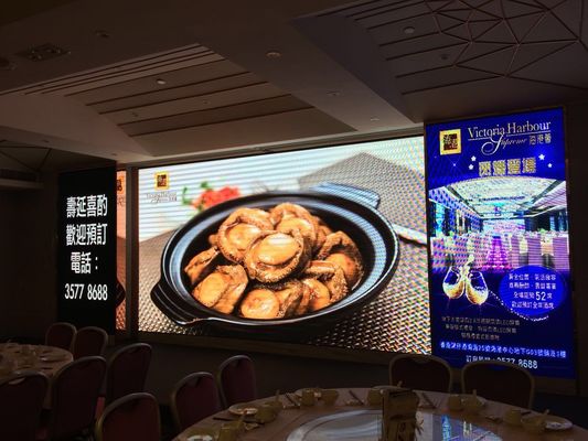 Màn hình video LED trong nhà P4 Tần số 60Hz 5V 3.6A cho Trung tâm mua sắm và Nhà máy khách sạn Thâm Quyến
